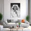 1950s BRIDE SCRATCHING NOSE AND LOOKING PUZZLED by Debrocke - Wrapped Canvas Print-564508894