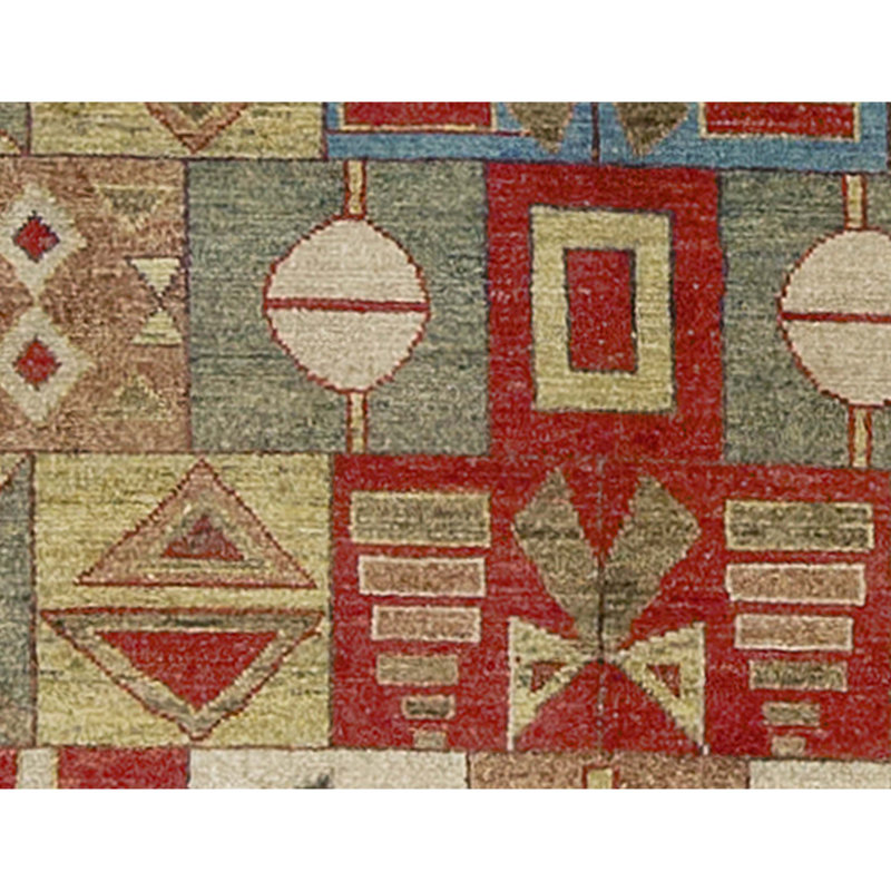 Tapis rouille de haute qualité noué à la main