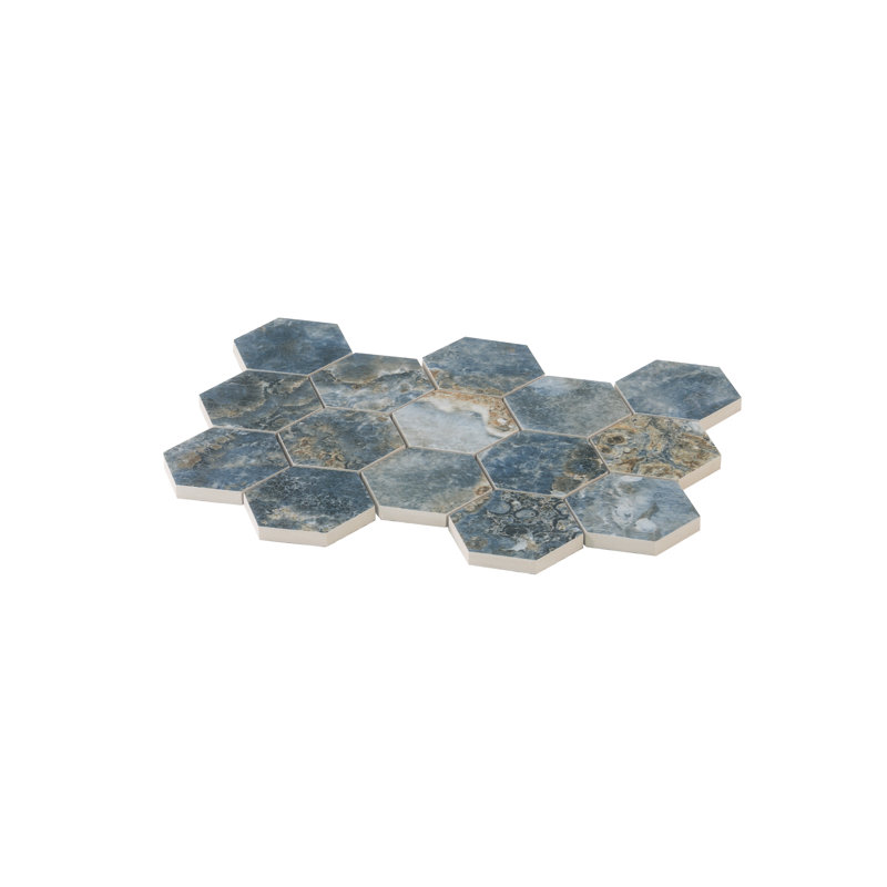 Splendor 8.86'' W x 12.8'' L Porcelain Tile Mosaic Sheet