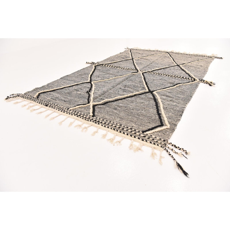 Tapis noir Nestor
