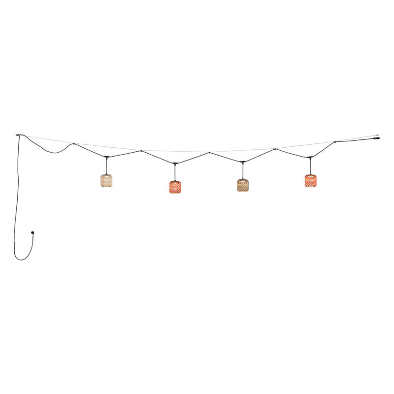 Nans 4 - Light LED Pendant, Red