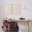 «Beige Minimal Scribbles Single Photo Frame» par Victoria Borges, 2 pièces sur toile-688436603-688186650