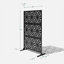 Screen Series Black Plastic Quadra Pattern Screen Set