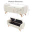 Banc de lit de 145 cm (57 po) en velours côtelé, au design moderne, avec rangement intégré-1643692530-1643692542