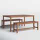 Fleur 64'' Rectangular 6 - Person Outdoor Dining Set