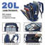 Ensemble de 3 valises rigides avec serrure TSA, sac de voyage et trousse de toilette Wet-Dry-132253861-132253860