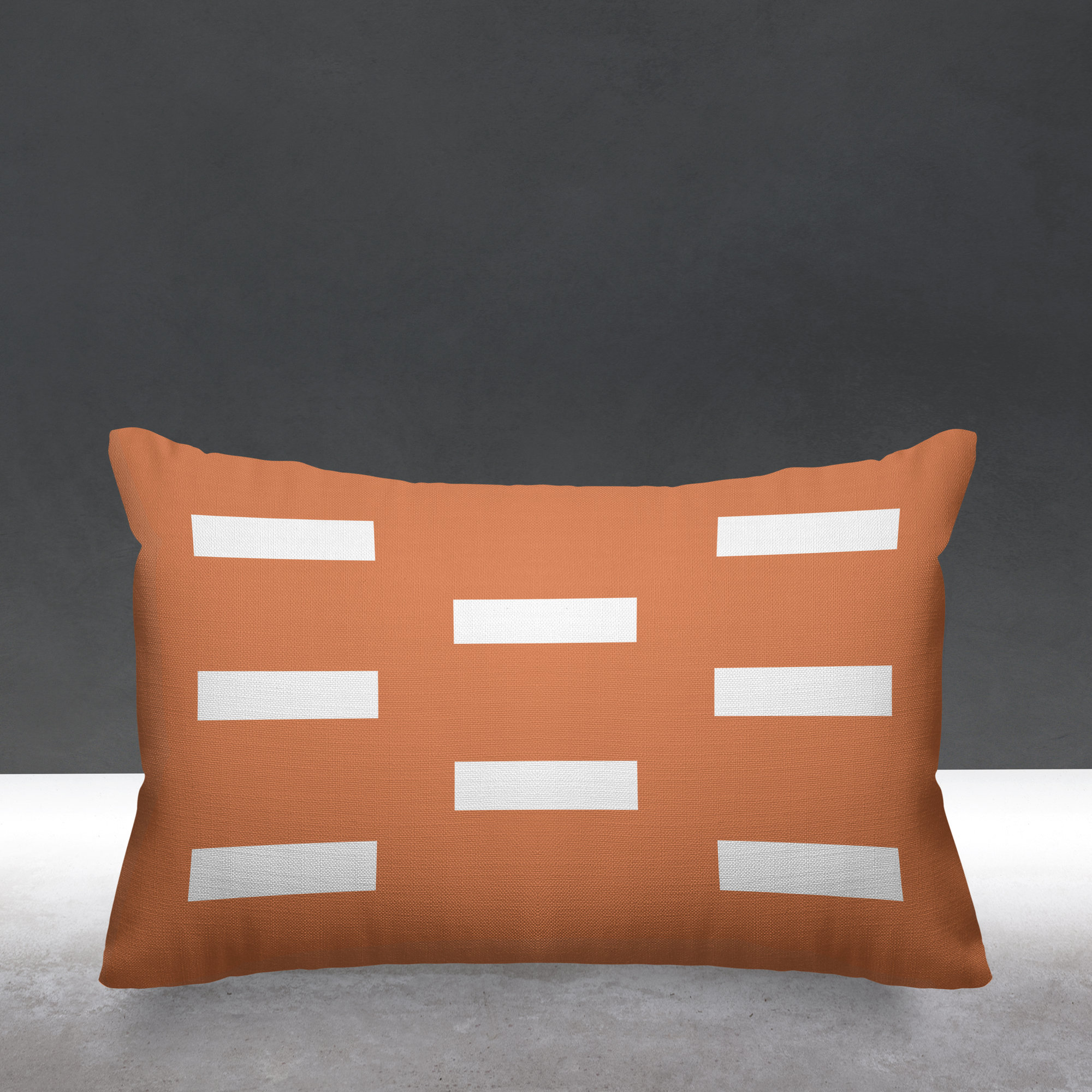 Luella Geometric Indoor/Outdoor Throw Pillow, Nude