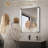 30"W X 36"H 270° Pivot LED Bright Light Mirror Adjustable Color Temperature & Dimmable Brightness Memory Function-440425132
