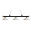 Luminaire suspendu linéaire à 3 lumières pour table de billard Chevelle-22737074-22737073-22737078