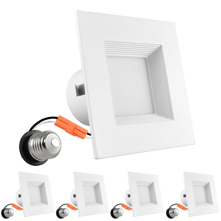 4" Selectable CCT New Construction LED Retrofit Recessed Can Light