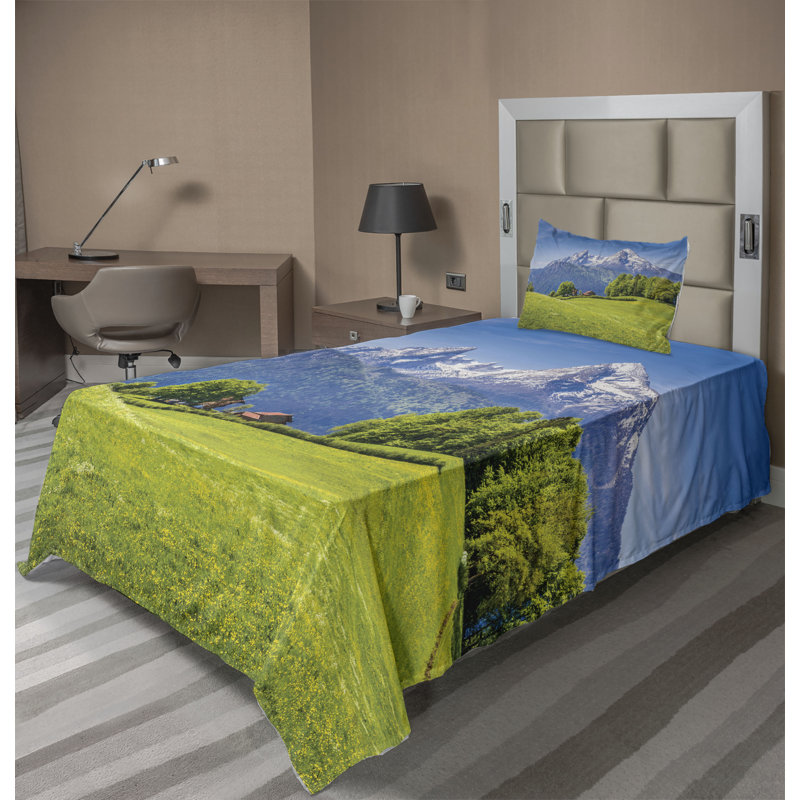 Microfiber Sheet Set, Twin XL Sheet Set + Fitted Sheet + 1 Pillowcase