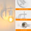 Predmore Iron Armed Sconce-2003808053