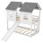 House Bunk Bed With Slide And Windows