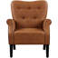 Faux Leather Armchair