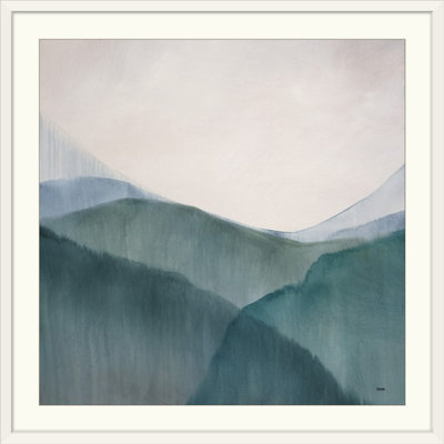 «Blue Ridge», reproduction de peinture à l'aquarelle de Kiranveer
