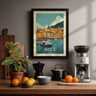 Postcard From Nice Vintage - Print