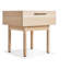 Shale 1 - Drawer Solid Wood Nightstand-94329303