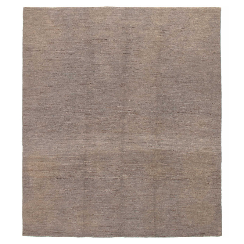 Tapisserie naturelle grise kilim 7 pi 11 po x 9 pi 3 po