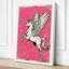 Pegasus in Flight Retro - Wrapped Canvas-44361984-44362011