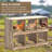 Effrem Chicken Nesting Boxes, Compartment Nest Box Wall Mount for Chickens, Easy Egg Collection-148017062