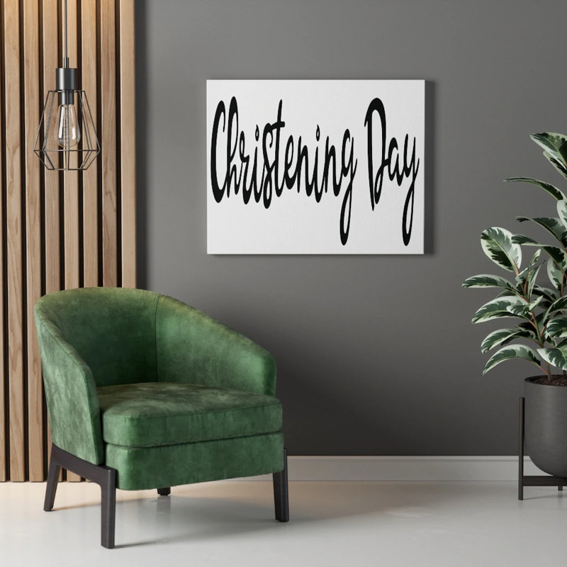 Christining Day - Wrapped Canvas Print