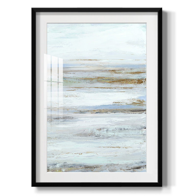 «Mute Misty Marsh II», reproduction encadrée, H 25,5 po x l 17,5 po, Noir