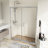 60.In W X 72.In H Single Sliding Framed Shower Door In Chrome