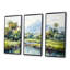 Paysage indonésien - Art mural Indonésie-318835332-318835337