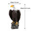 Statue aigle géant de 24,5 pouces, ornement d'aigle à tête blanche, décoration de patio, cour, porche