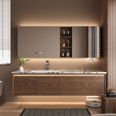 Medieval style exquisite bathroom cabinet