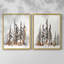 Rustic Evergreens I-Premium Framed Print -Ready to Hang - No Nails Required - No Nails Required-1982909388