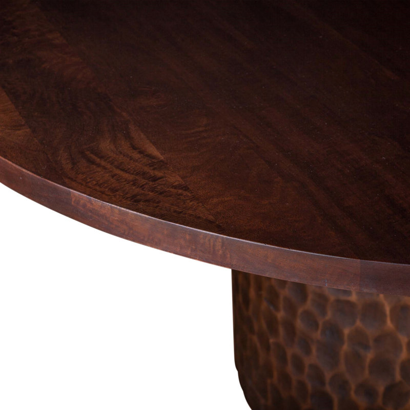 Santa Cruz Round Solid Wood Dining Table