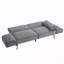 Futon canapé-lit avec accoudoirs réglables, réglable-664409894
