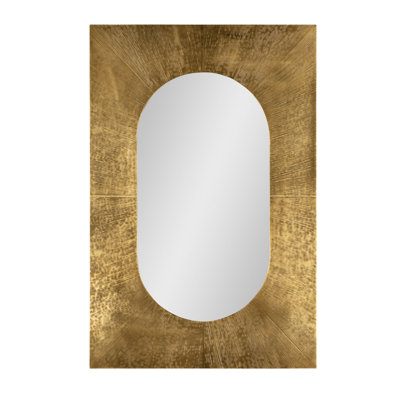 Shae Rectangle Metal Wall Mirror