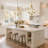 18.3''(W)  6 - Light Geometric Chandelier With Adjustable Height