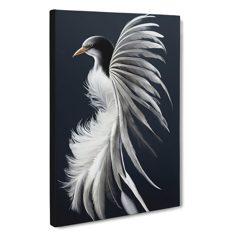 Feathers Of The Bird - Wrapped Canvas, 50cm H x 35cm W x 3cm D