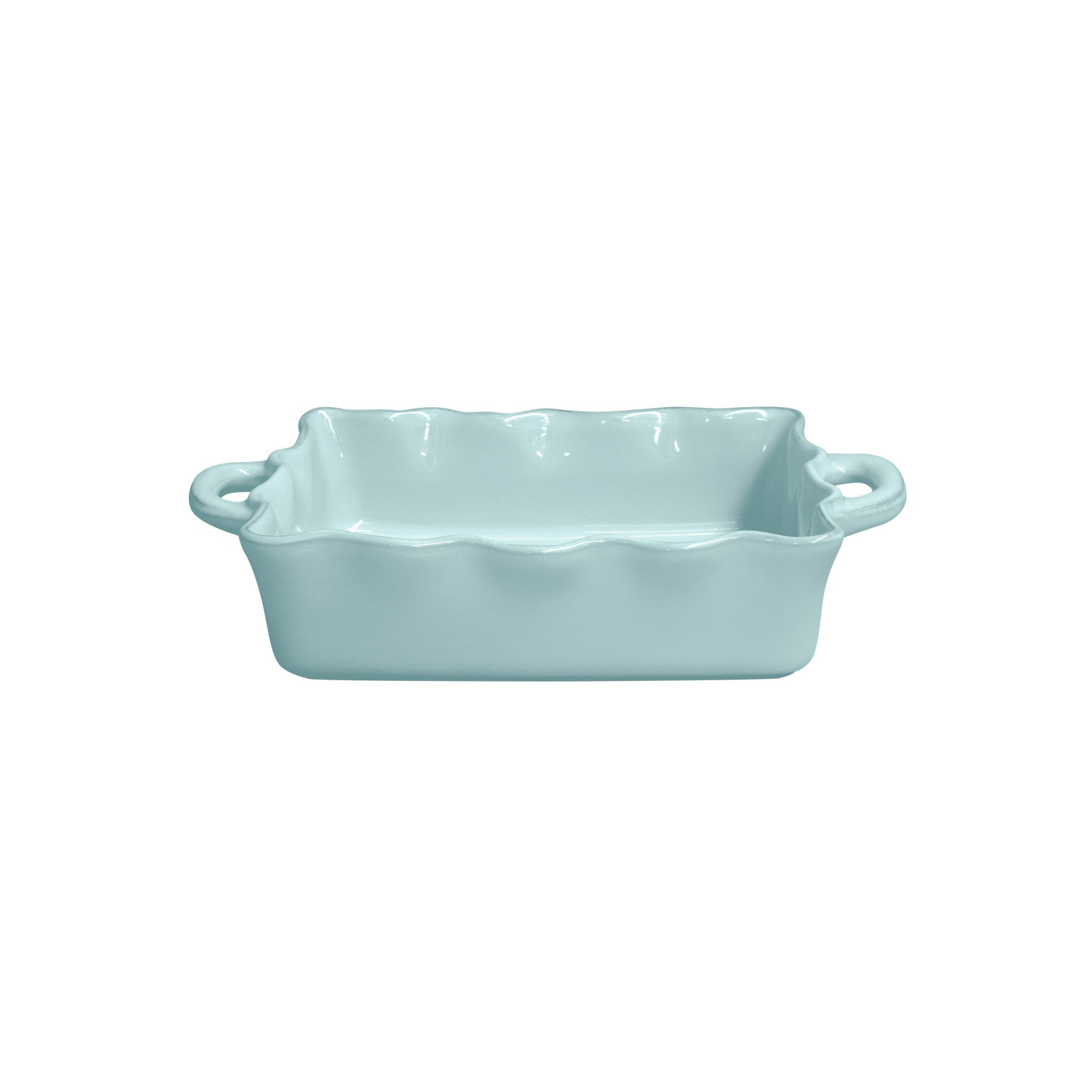 Cook & Host Rectangle Stoneware Baker, Robins Egg Blue