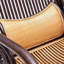 Chaise berçante simple en rotin simple tissé Creative
