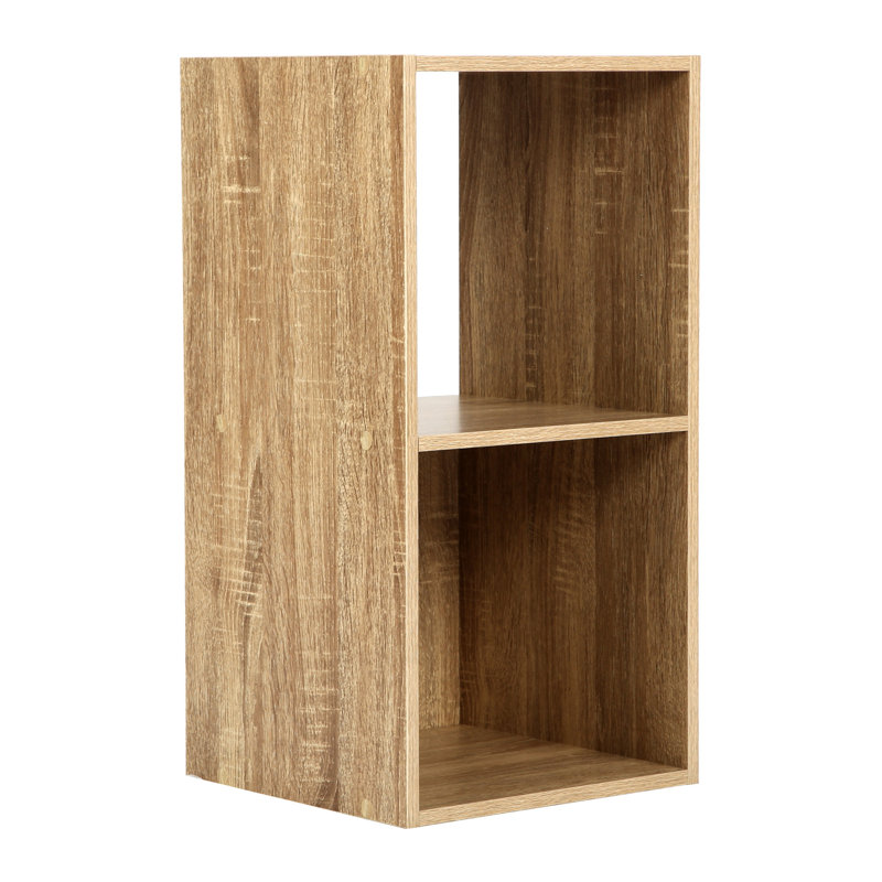 Misheel 60cm H x 31cm W Cube Bookcase, Oak