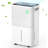 Antarctic Star 45-Pints/Day High Humidity Dehumidifier W/Washable Filter,3 Modes, 24-H Setting, White