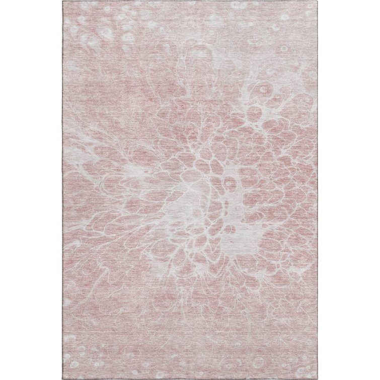 Premium Machine Washable Arnette Pink Rug