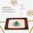 Christmas Tree TARTAN SQUARE PLATTER 10"