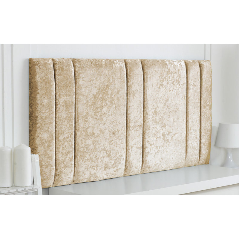 Upholstered Headboard, Small Single (2'6), Gold 