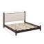 Wood Platform Bed With Upholstered Headboard-357374475-357374478