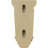 5"W x 3 1/4"D x 9 1/2"H Cole Pilaster Wood Corbel, Red Oak (4-Pack)-120330265-91124478