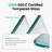 56"-60"W*72" H  Semi-Frameless Double Sliding Shower Door, Bypass Shower Door, 1/4" (6Mm) Thick SGCC Tempered Glass Door