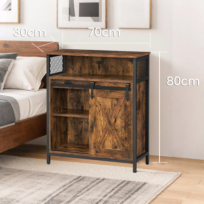 Particle Board Rectangle Accent Cabinet