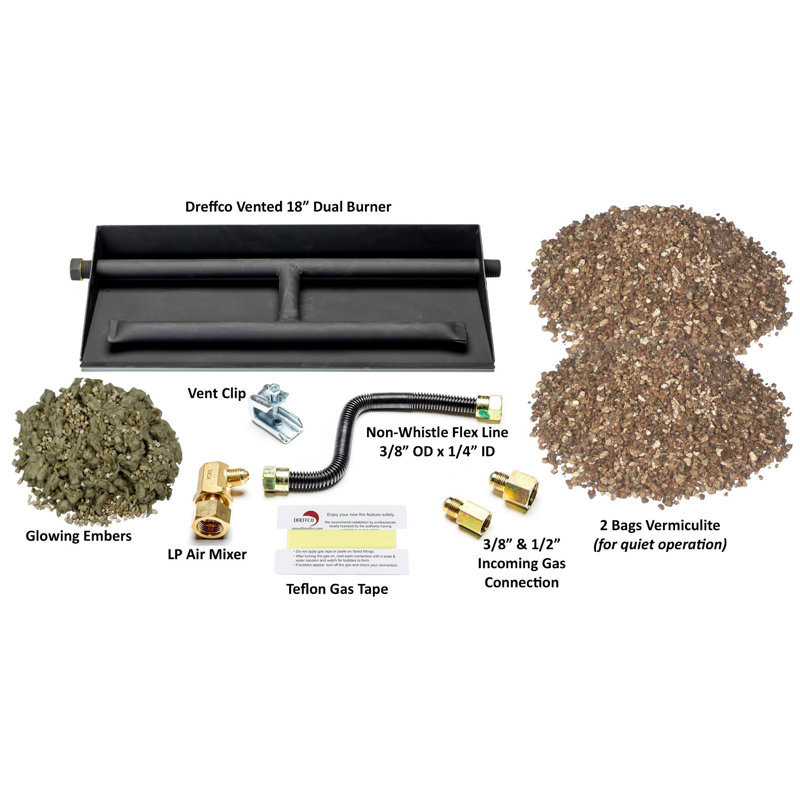12'' Steel Fire Pit Accessory, 16" H x 18.25" W x 12" D