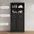 Tall Bathroom Cabinet, 51" h Freestanding Floor Storage Cabinet with Doors & 2 Drawers, Versatile Organizer for Bathroom, Living Room, Kitchen & Pantry-282758124