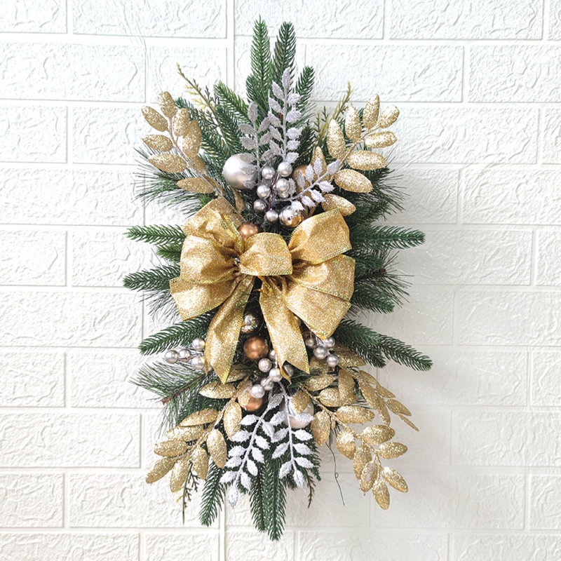 Décoration de guirlande de Noël 2 pièces pour guirlande murale